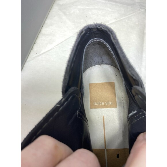 Dolce Vita TRIST Anthracite Gray Suede Slip-on Low heel Booties 7.5 - Picture 8 of 8